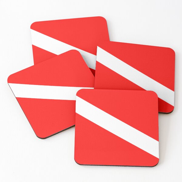 Item preview, Diving Flag designed and sold by Angry Swan Designs.