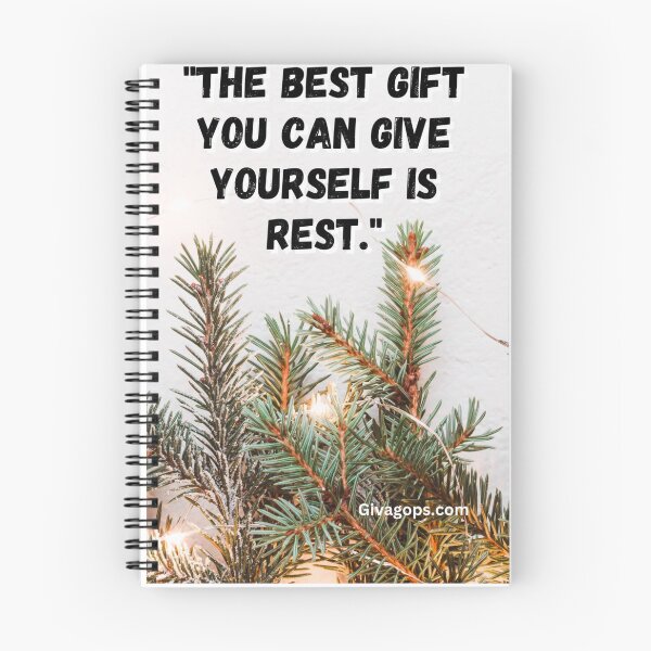 Item preview, "The best gift you can give yourself is rest." designed and sold by CUTESTUFFnow.