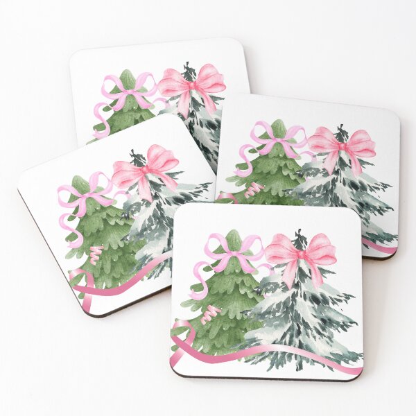 Item preview, Coquette Christmas Tree, Breast Cancer Awareness designed and sold by danaJG.