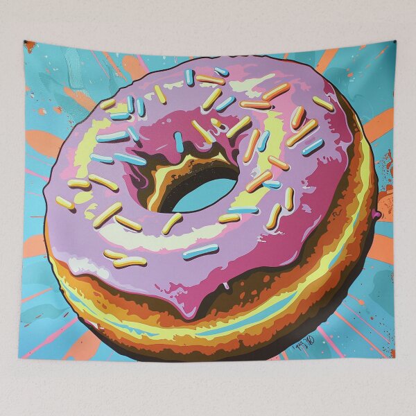 Item preview, Iced Donut Pop Art 13 designed and sold by AstroRisq.