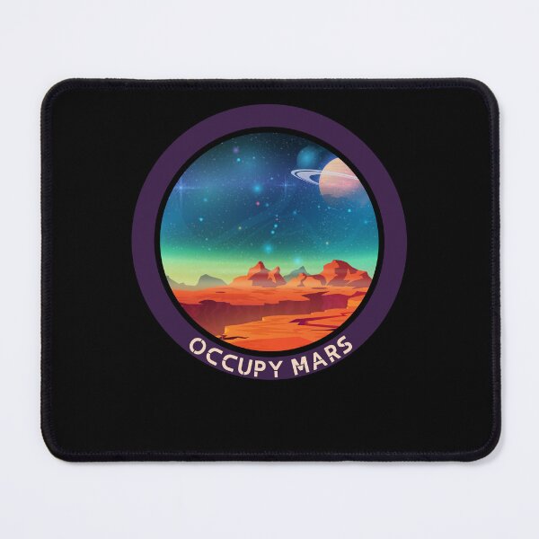 Item preview, Occupy Mars space explorer starship astronaut fan on mission designed and sold by Lady-Frost.