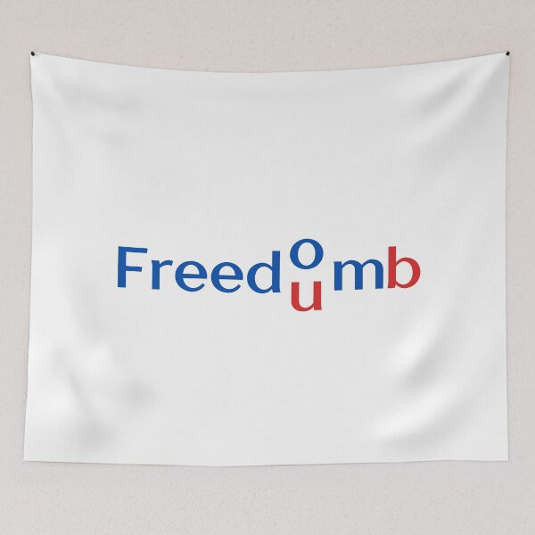 Item preview, Freedom Not Freedumb designed and sold by DesignDazzles.