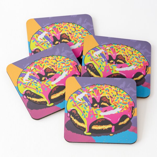 Item preview, Iced Donut Pop Art 15 designed and sold by AstroRisq.