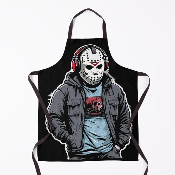 Item preview, DJ Headphones, Hockey Mask, Slasher, 80s designed and sold by Burn-Ego.