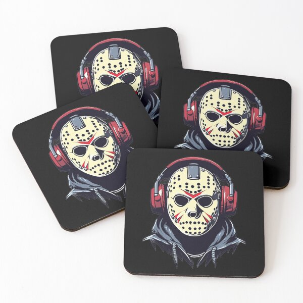Item preview, Slasher, 80s, Headphones, Hockey Mask designed and sold by Burn-Ego.