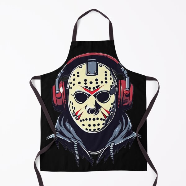 Item preview, Slasher, 80s, Headphones, Hockey Mask designed and sold by Burn-Ego.