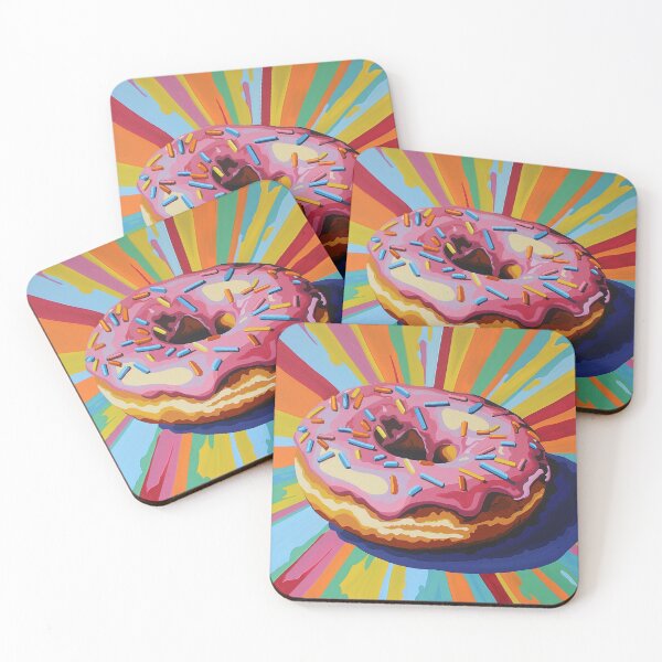 Item preview, Iced Donut Pop Art 16 designed and sold by AstroRisq.