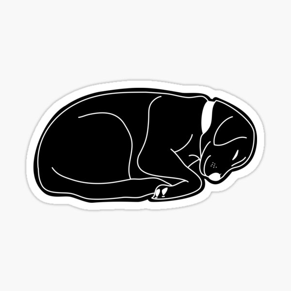 Item preview, Black Labrador - Sleeping Dog designed and sold by Joanna Pearson.