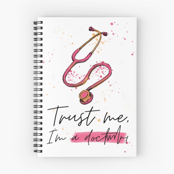 Item preview, Stethoscope, quote, Trust me I’m a doctor, funny medical symbol for doctors and healthcare workers designed and sold by Drawmecute.