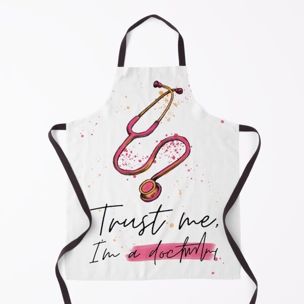 Item preview, Stethoscope, quote, Trust me I’m a doctor, funny medical symbol for doctors and healthcare workers designed and sold by Drawmecute.