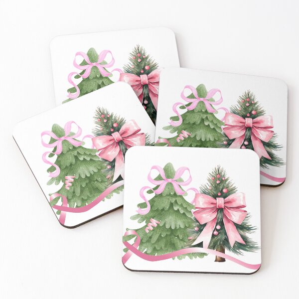 Item preview, Coquette Christmas Tree, Breast Cancer Awareness designed and sold by danaJG.