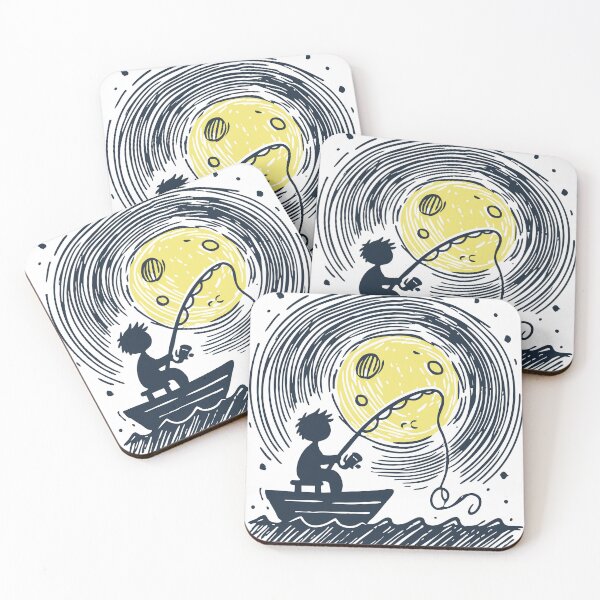 Item preview, Full Moon Angler Silhouette designed and sold by Ingo Menhard.