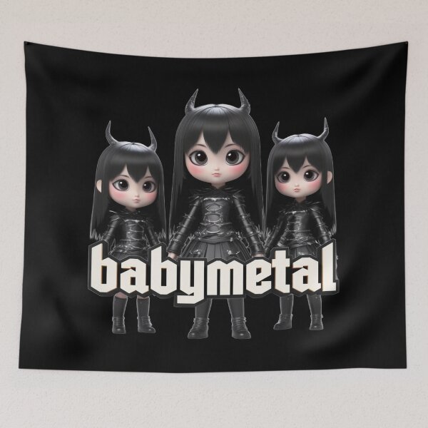 Item preview, BABYMETAL, Kawaii Metal, CGI Girls, Jpop designed and sold by Burn-Ego.