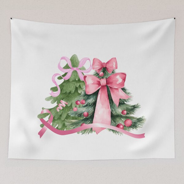 Item preview, Coquette Christmas Tree, Breast Cancer Awareness designed and sold by danaJG.