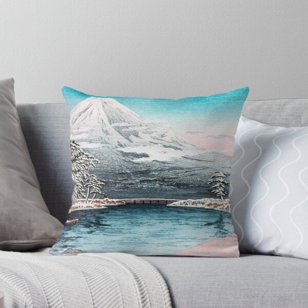 Item preview, Snowy Lakeside with Mount Fuji designed and sold by MINE Design-Works.