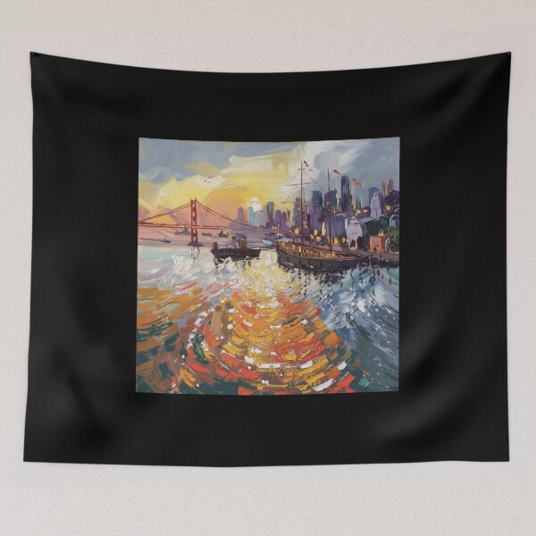 Item preview, Enchanting Sunset Harbor - Vibrant Reflections designed and sold by YourOnlyCorner.