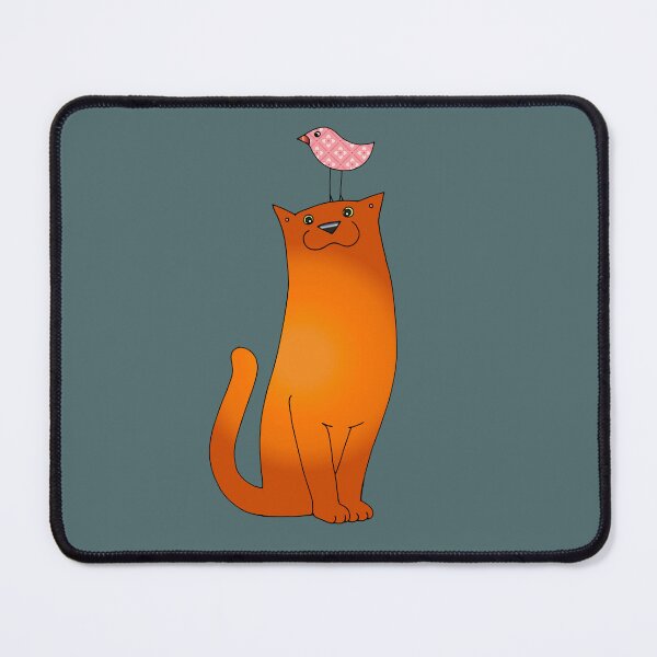 Item preview, Cat with Bird designed and sold by Kiekeboekat.
