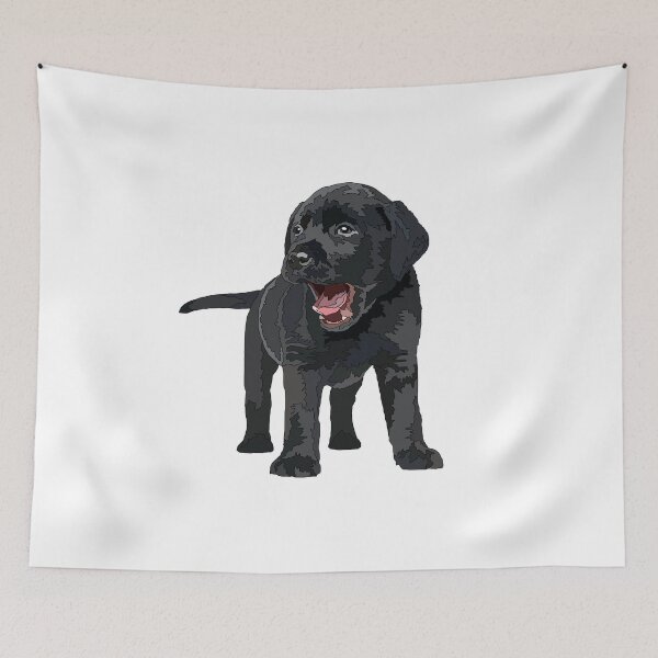 Item preview, Black Lab Puppy Dog designed and sold by Just-Arts-4U.