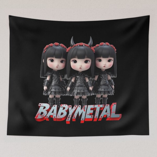 Item preview, BABYMETAL, Kawaii Jpop Metal, Fan Art designed and sold by Burn-Ego.