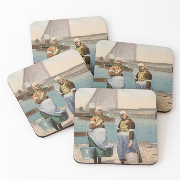 Item preview, Dutch Girls from Marken   designed and sold by 19th Century in Color.