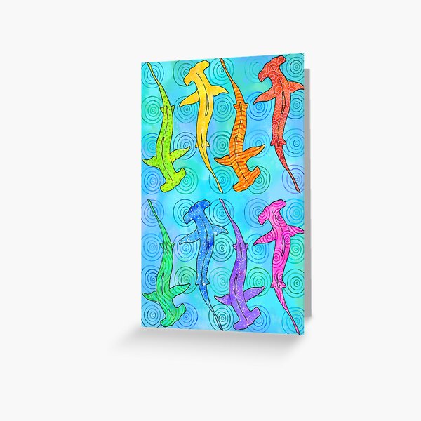 Item preview, Rainbow Sharks designed and sold by Sea-Peas.