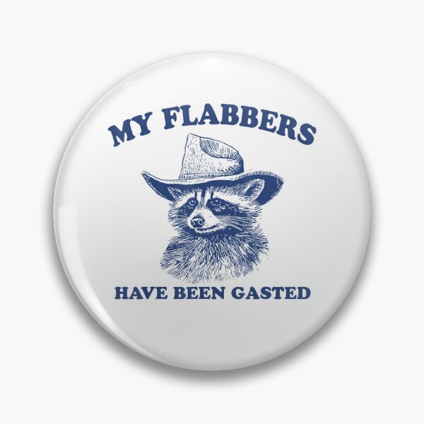 Item preview, My Flabbers Have Been Gasted Funny Raccoon Cowboy designed and sold by LeggetTinch.