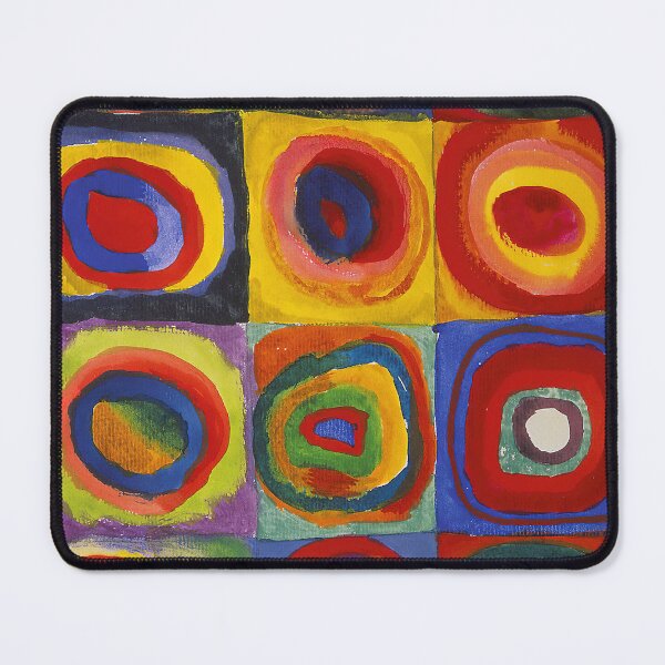Item preview, Wassily Kandinsky Color Study Squares with Concentric Circles designed and sold by maniacfitness.