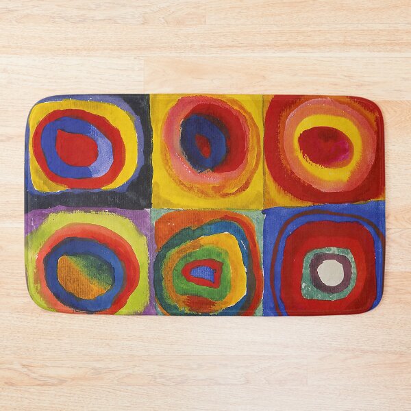 Item preview, Wassily Kandinsky Color Study Squares with Concentric Circles designed and sold by maniacfitness.