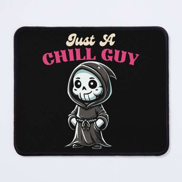 Item preview, Cute Grim Reaper - Just a Chill Guy designed and sold by Kawaii-n-Spice.