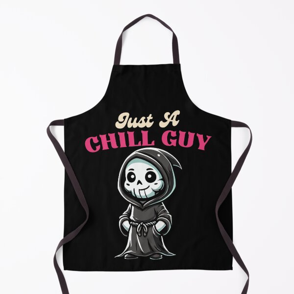 Item preview, Cute Grim Reaper - Just a Chill Guy designed and sold by Kawaii-n-Spice.