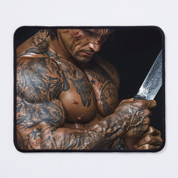 Item preview, A tattooed Cimmerian warrior designed and sold by ZoolMasterOX.
