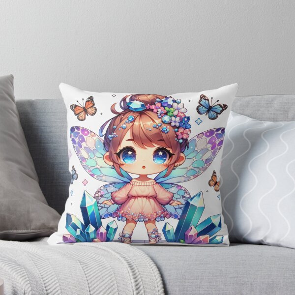 Item preview, Cute Crystal Fairy with Butterflies designed and sold by FrequencyV.