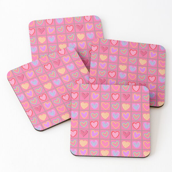 Item preview, Heartfelt Humor: A harmonious pattern featuring 12 unique hearts, each with its own style and character, arranged in a pleasing composition.. designed and sold by Grang Art Artistic Designs.