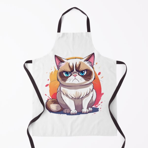 Item preview, Cartoon colorfull grumpy cat designed and sold by naatala.