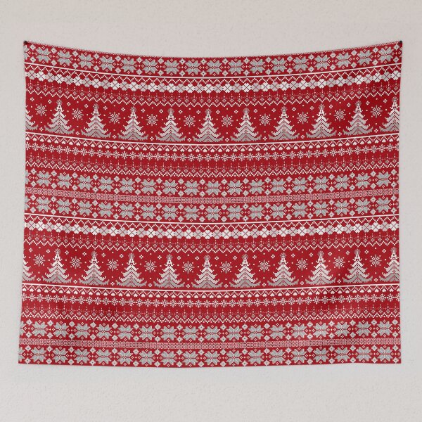 Item preview, Christmas pixel art design for fabric and for all businesses. designed and sold by Alynek-Design.