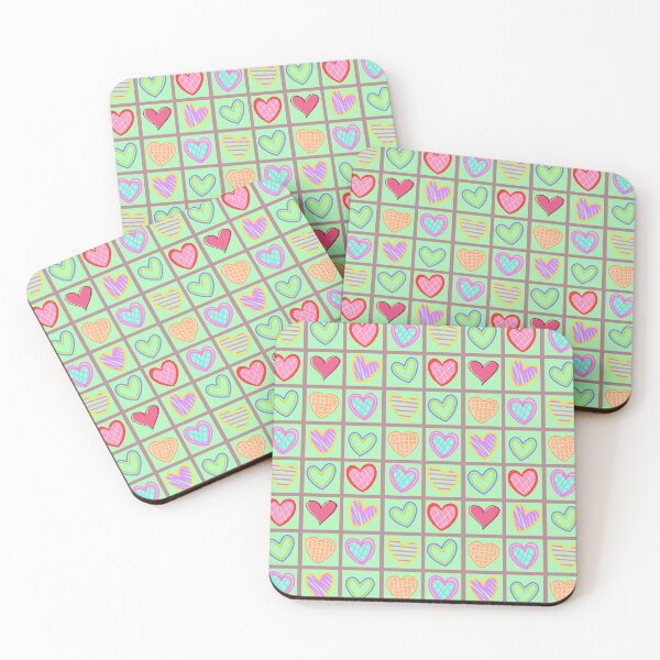 Item preview, Hearty Hugs: A harmonious pattern featuring 12 unique hearts, each with its own style and character, arranged in a pleasing composition.. designed and sold by Grang Art Artistic Designs.