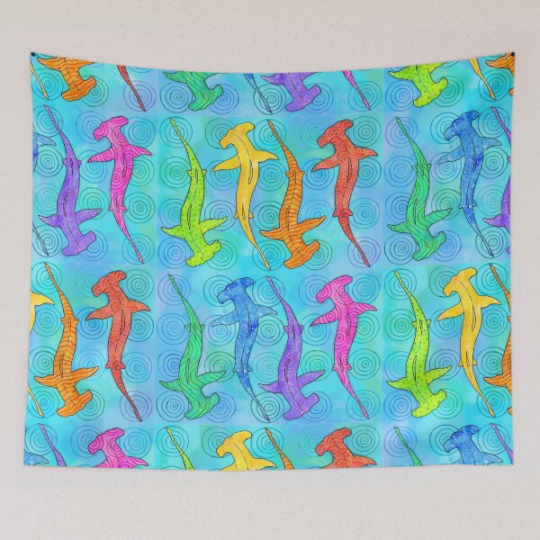 Item preview, Rainbow Sharks designed and sold by Sea-Peas.