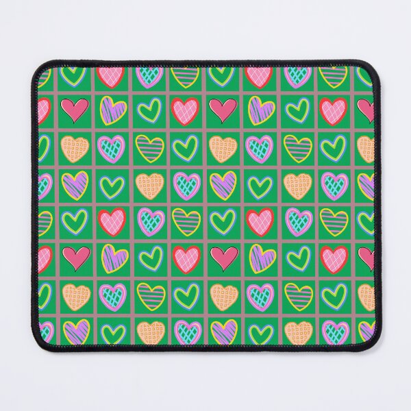 Item preview, Hearty Happiness: A harmonious pattern featuring 12 unique hearts, each with its own style and character, arranged in a pleasing composition.. designed and sold by Grang Art Artistic Designs.
