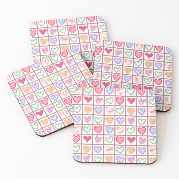 Item preview, Hearty Healing: A harmonious pattern featuring 12 unique hearts, each with its own style and character, arranged in a pleasing composition.. designed and sold by Grang Art Artistic Designs.