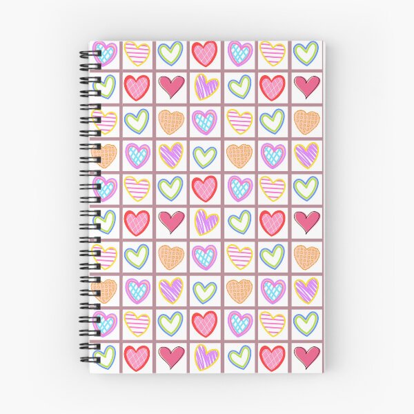 Aperçu de l'œuvre Hearty Healing : Un motif harmonieux comprenant 12 cœurs uniques, chacun avec son propre style et son propre caractère, disposés dans une composition agréable. créée et vendue par Camel & Quirk.