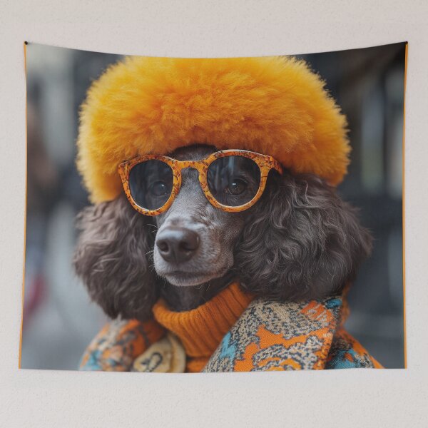 Item preview, Parisian Chic Poodle designed and sold by FleurFrench.
