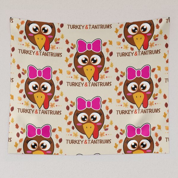 Item preview, Turkey and Tantrums toddler girl thanksgiving designed and sold by Lady-Frost.
