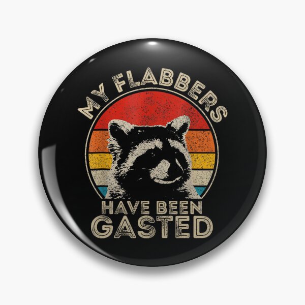 Item preview, My Flabbers Have Been Gasted Funny Raccoon Vintage designed and sold by LeggetTinch.