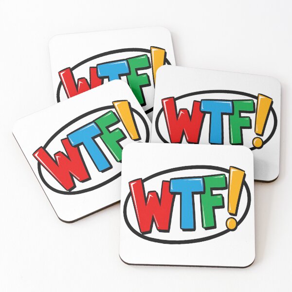 Item preview, WTF! designed and sold by Angry Swan Designs.