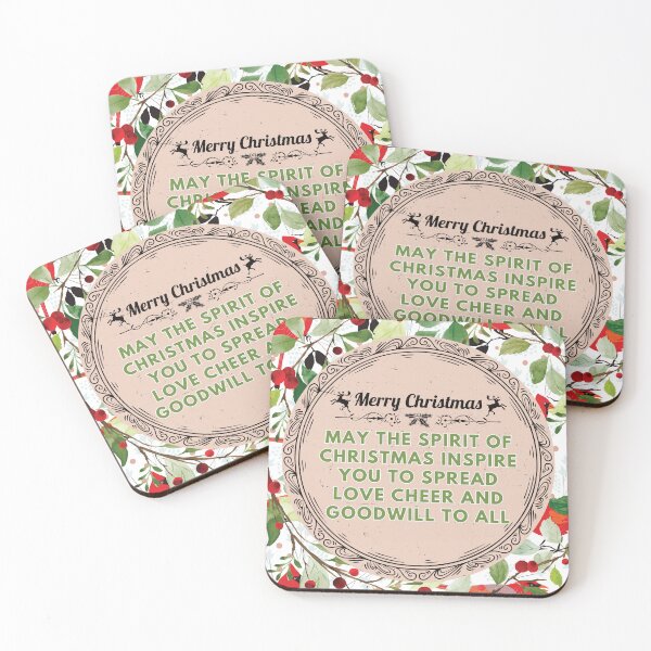 Item preview, Christmas Happy Holidays XM9 designed and sold by HappyHavenStu.