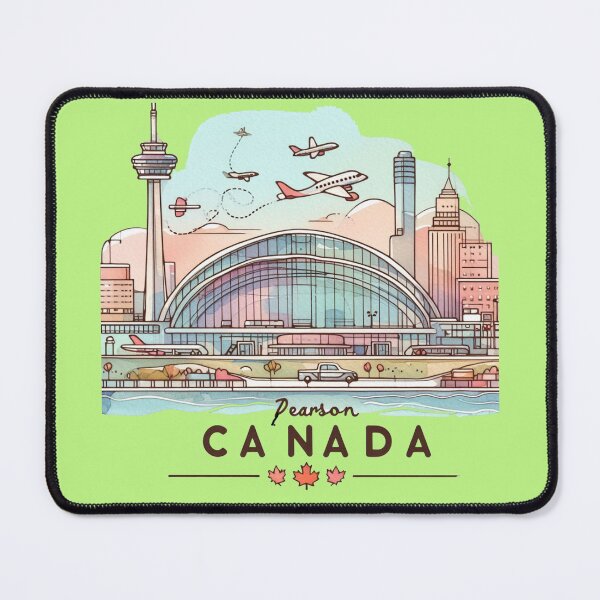 Item preview, Pearson Airport Canada Minimalist Watercolor Sticker,  designed and sold by PaintMeWorld.