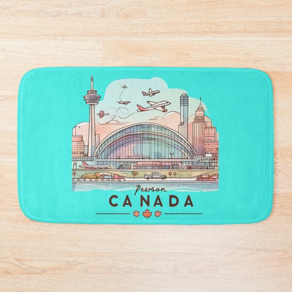 Item preview, Pearson Airport Canada Minimalist Watercolor Sticker,  designed and sold by PaintMeWorld.