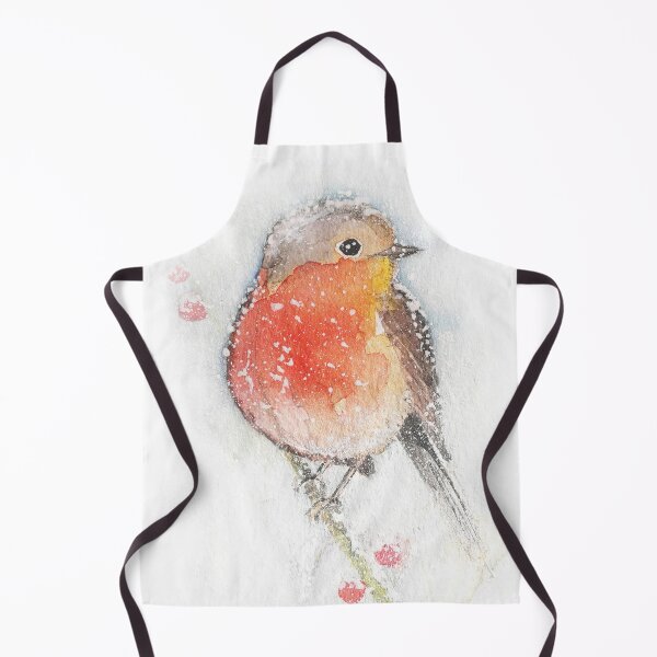 Item preview, litte cute robin in the snow designed and sold by ArtByDorka.