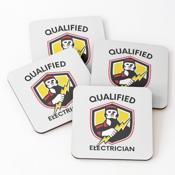 Item preview, Qualified Electrician designed and sold by musthavewords.