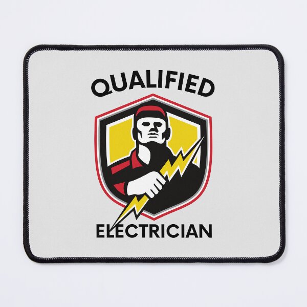 Item preview, Qualified Electrician designed and sold by musthavewords.